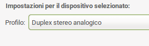 profilo impostazioni dispositivo profilo impostazioni dispositivo
