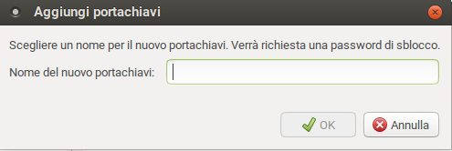 Aggiunta del portachiavi Aggiunta del portachiavi