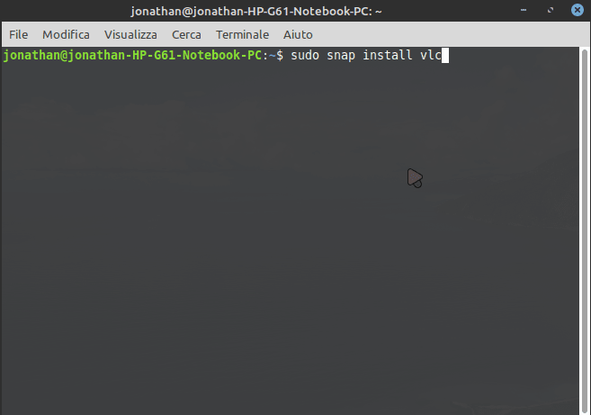 sudo snap install pacchetto