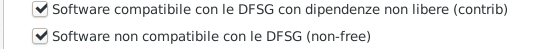 Contrib non-contrib Debian